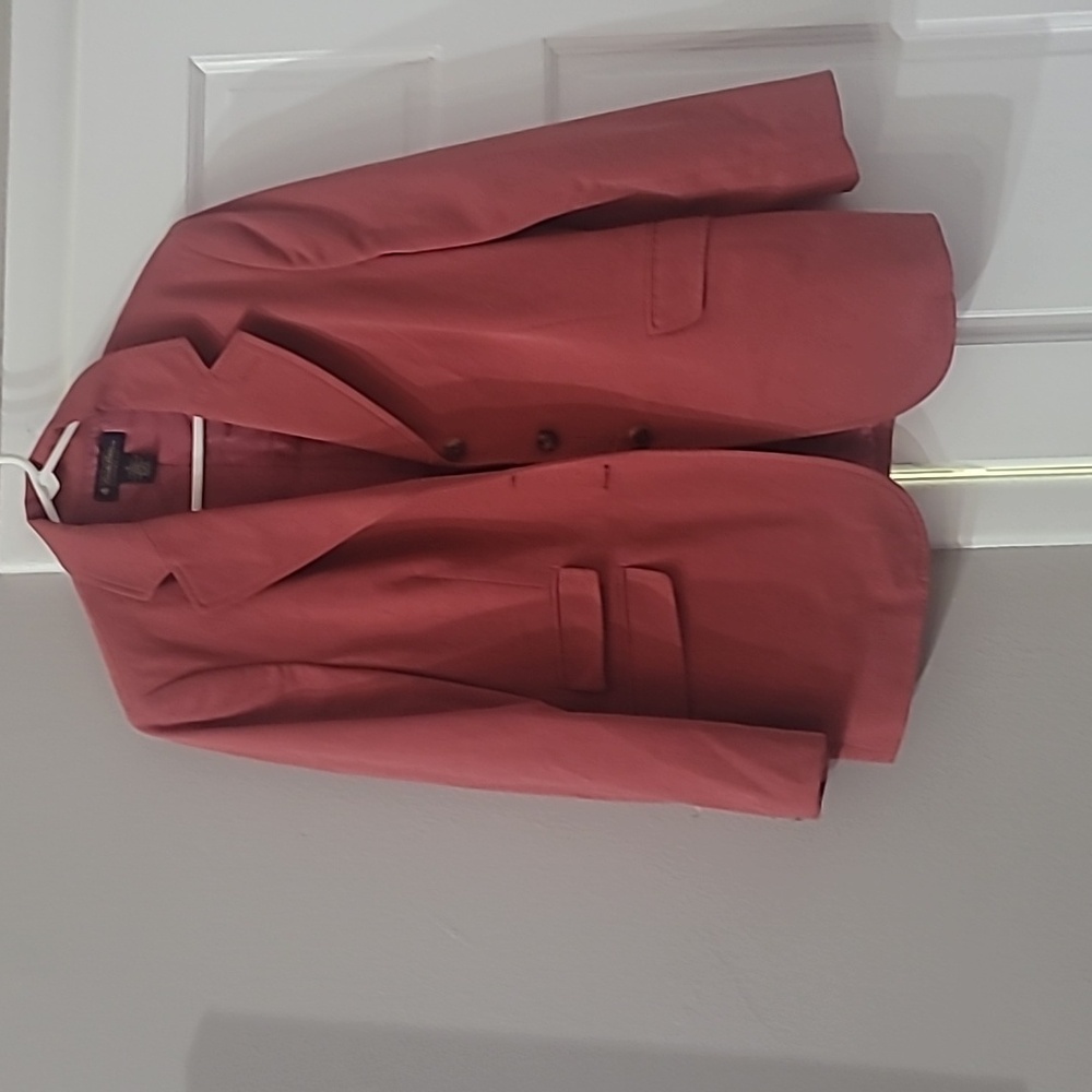 Brooks Brothers  Blazer Jacket Size 12 Dusty Pink
